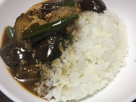 ナスとオクラと鶏胸肉で中華風カレー レシピ 作り方 By ケイティ3 楽天レシピ
